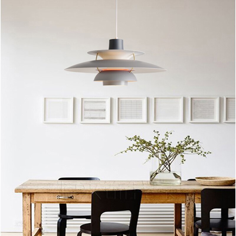 Morandi Decorative Modern Colorful Metal Pendant Light Living Room