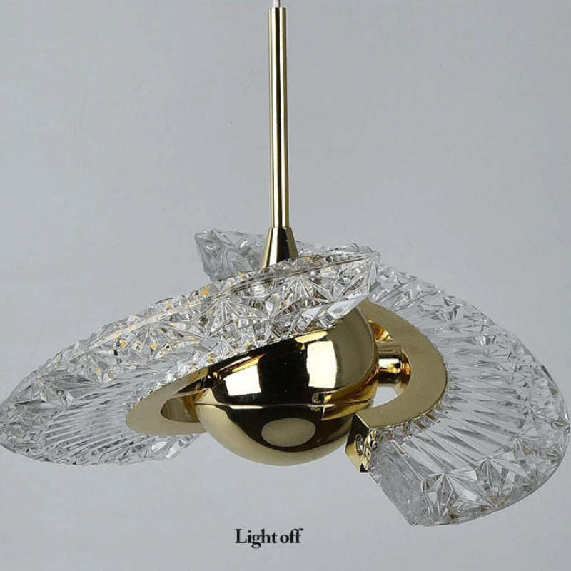 Kristy Nordic Luxury Fan Metal Acrylic Pendant Light