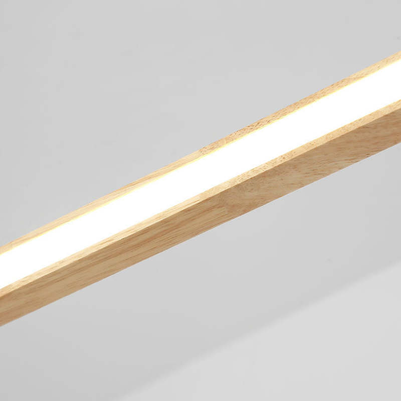 Ozawa Contemporary Oval Wooden Pendant Light, 23.6"/35.4"