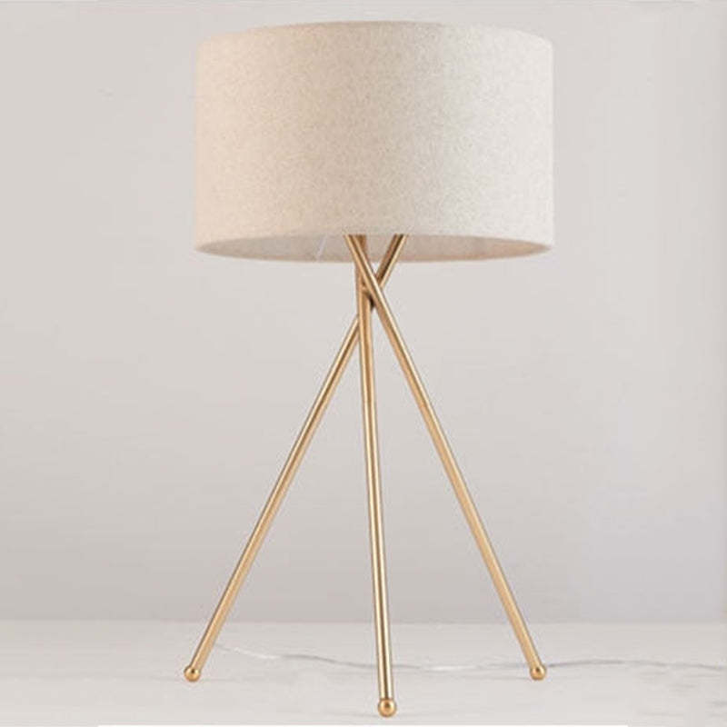 Baines Modern Tripod Floor & Table Lamp, Fabric