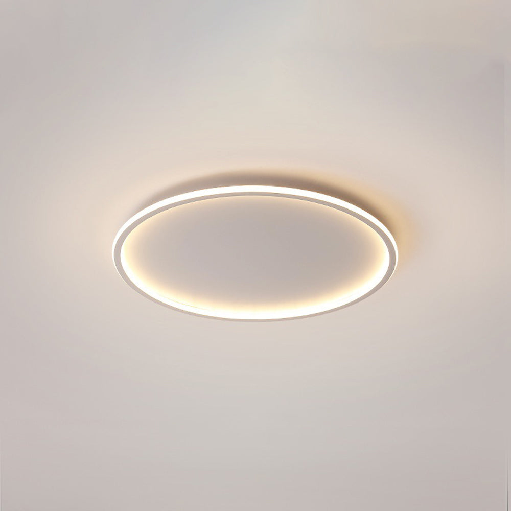 Quinn Flush Mount Ceiling Light Modern LED Round, Hollow