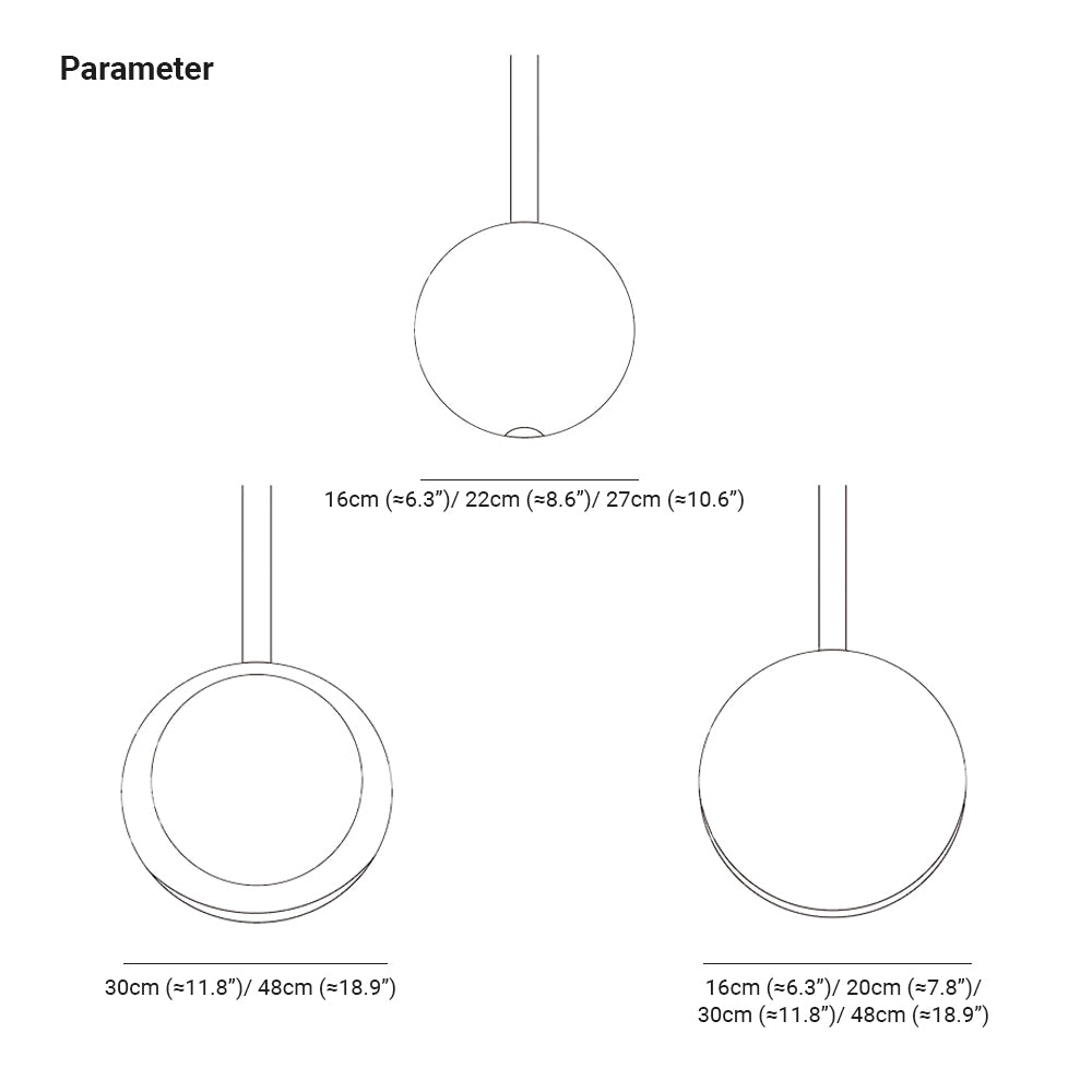 Zaid Modern Pendant Light Metal