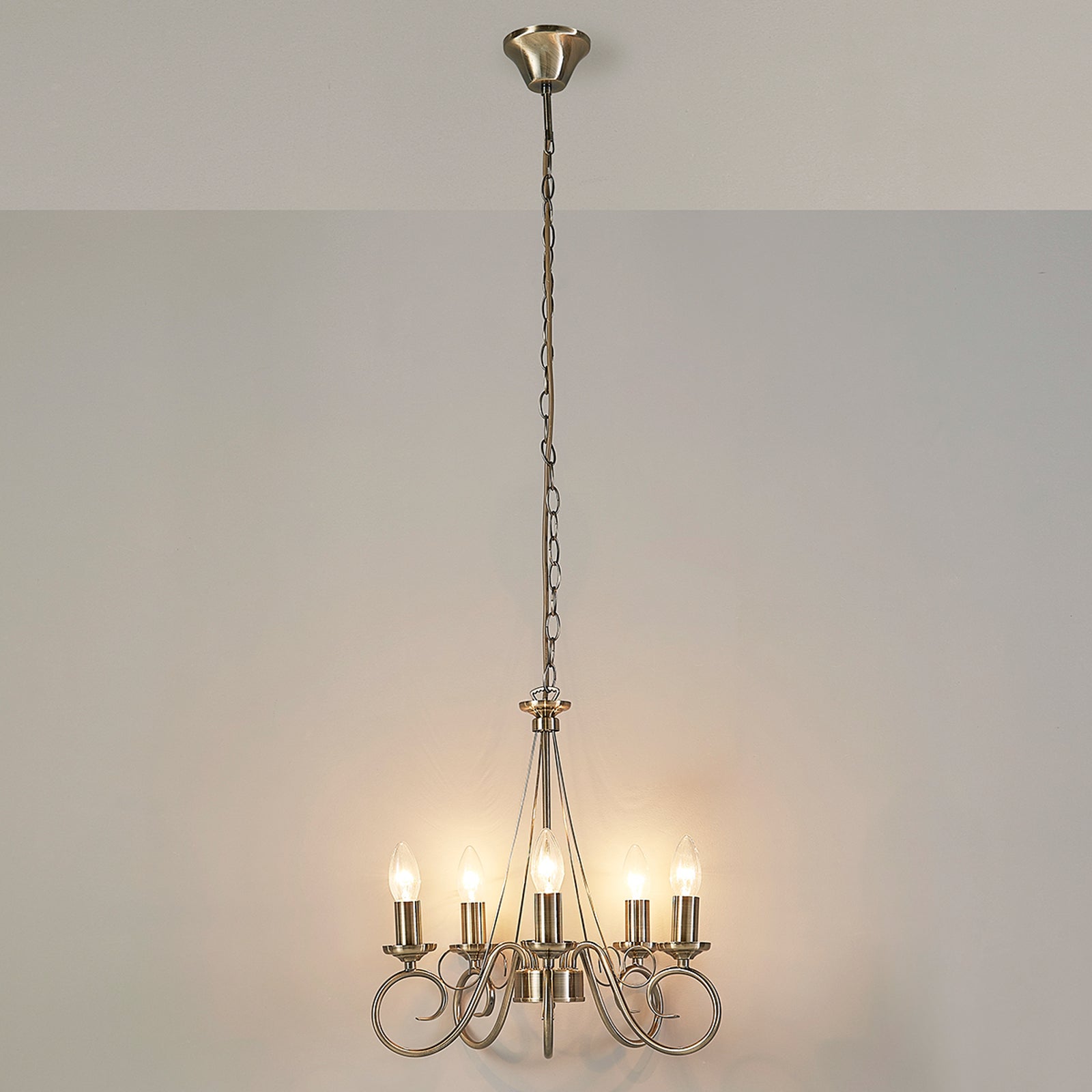 Silva Pendant Light Antique, Metal, Bronze, Living Room