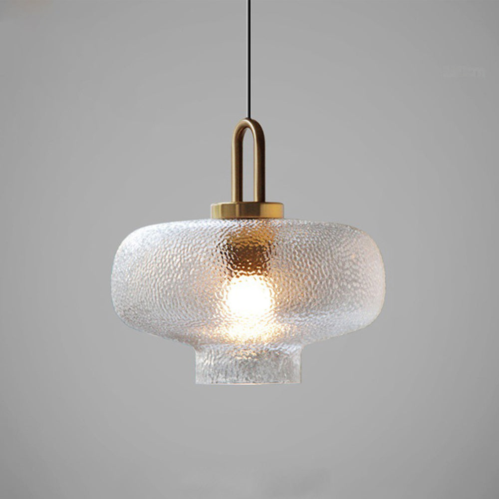 Hailie Minimalist Blown Frosted Glass Pendant Light