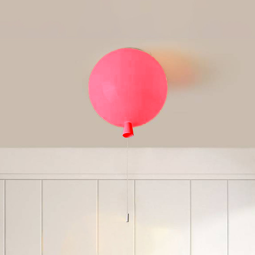 Fateh Glossiness Ceiling Light Balloon Flush Mount Ceiling Light, Bedroom