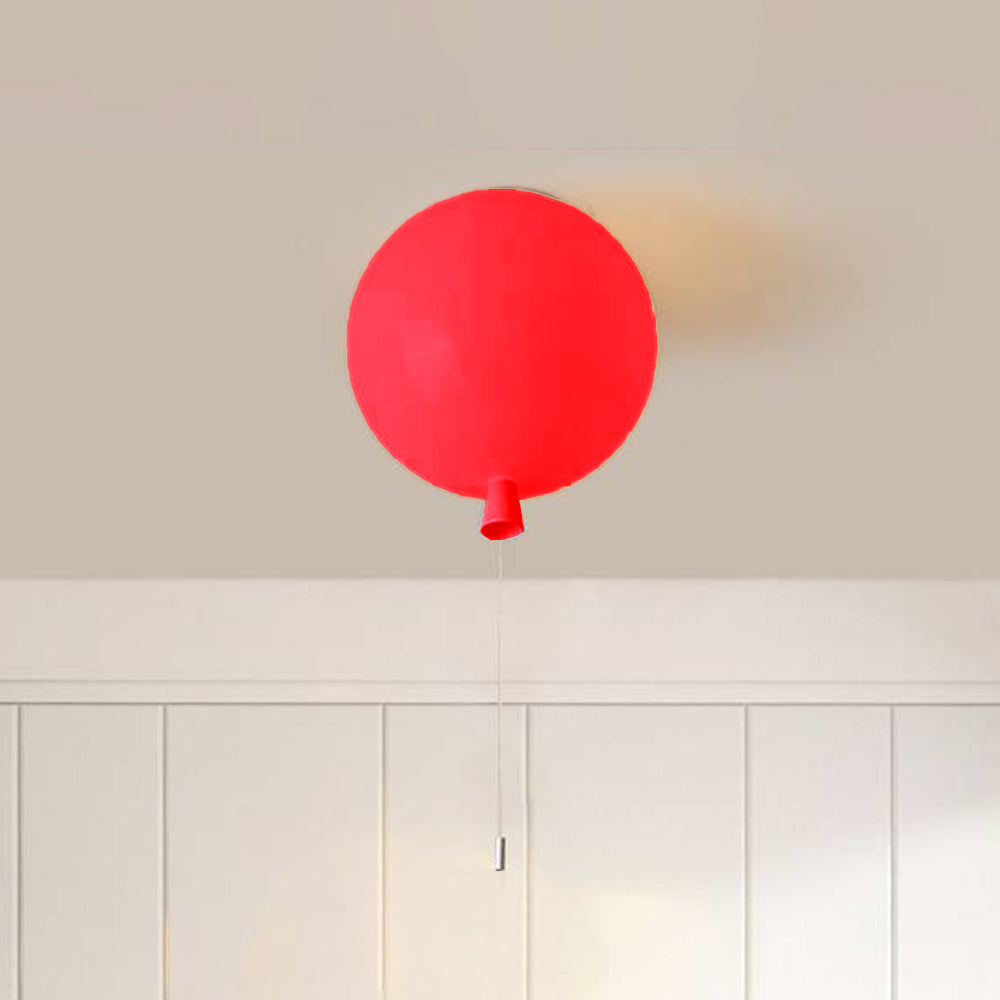 Fateh Glossiness Ceiling Light Balloon Flush Mount Ceiling Light, Bedroom